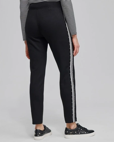 Shop Chico's Studded Double Knit Pants In Black Size 8 |  Zenergy