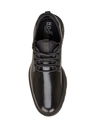 Shop Hogan H600 Derby Sneaker In Black