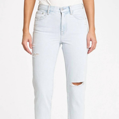 Shop Pistola Presley High Rise Relaxed Crop Jean In Blue