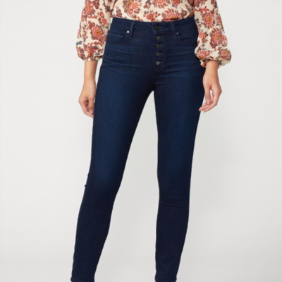 Shop Paige Hoxton High Rise Skinny Jean In Blue