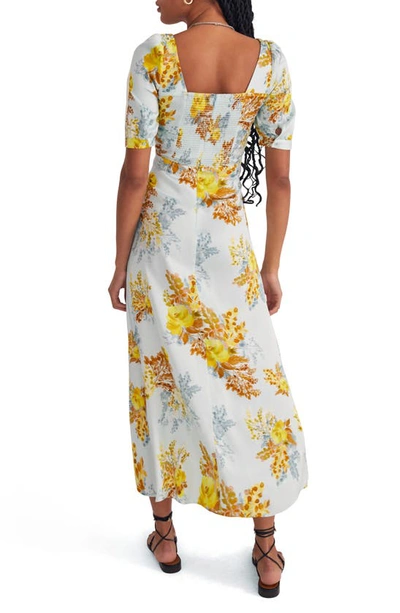 Favorite Daughter The Vineyard Floral Print Maxi Dress In Sky Blue Multi