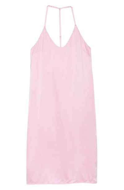 Shop Lunya Washable Silk Bias Slipdress In Etude Pink