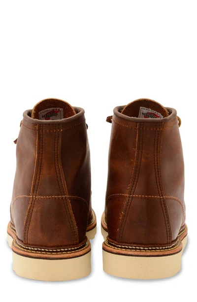 Shop Red Wing 1907 Classic Moc Boot In Copper Brown- 1907
