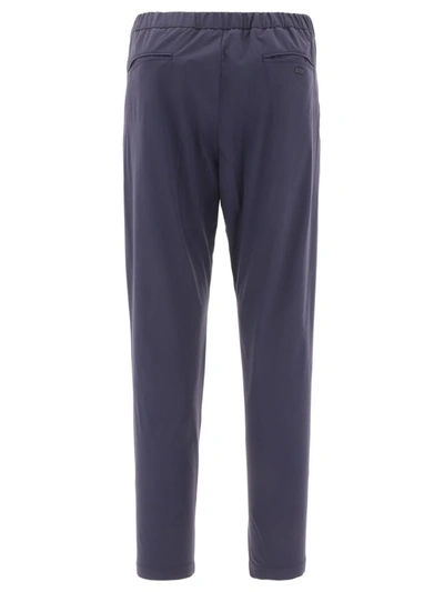 Shop Herno "laminar" Trousers In Blue