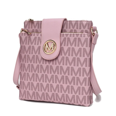 MKF COLLECTION BY MIA K WRIGLEY M SIGNATURE CROSSBODY HANDBAG 