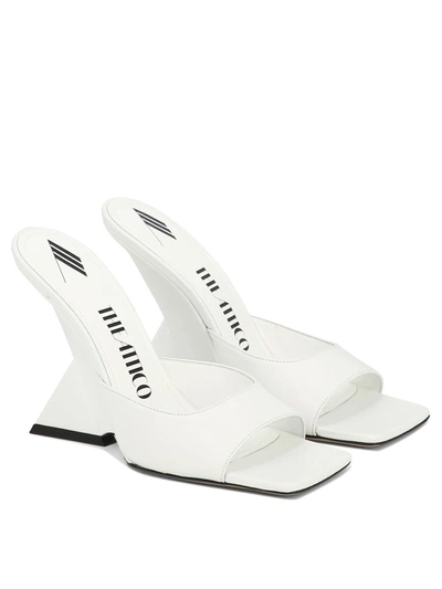 Shop Attico The  "cheope" Sandals In White