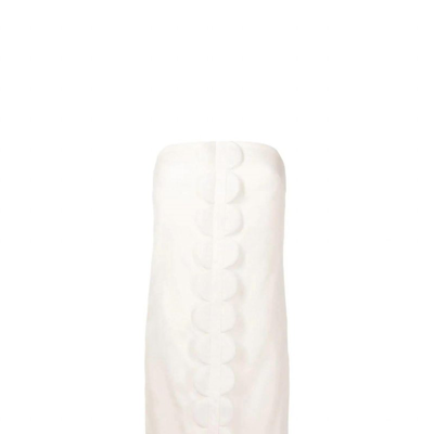 Shop Adriana Degreas Bubble Strapless Short Dress In White