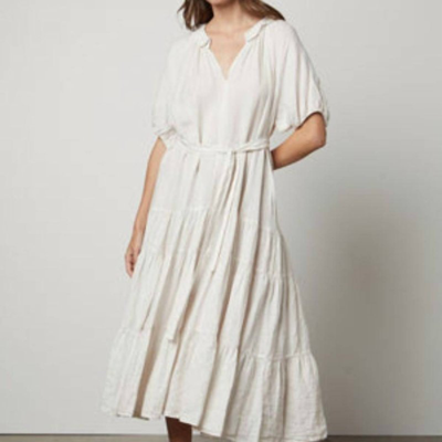 Shop Velvet By Graham & Spencer Karina Dress In White