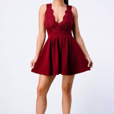 Shop Privy Mini Dress In Red