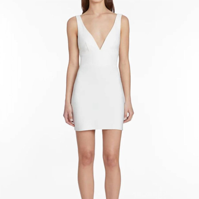 Shop Amanda Uprichard Ella Mini Dress In White