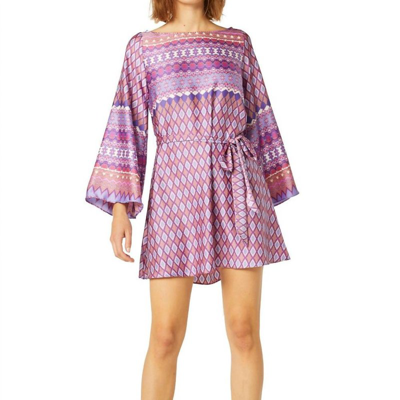 Shop Misa Twiggy Dress In Purple