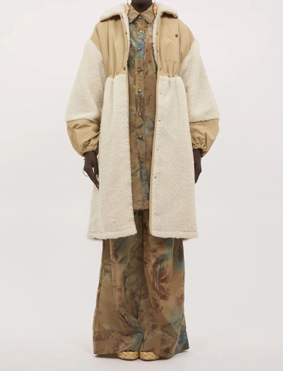 Shop Ulla Johnson Killian Coat In Fawn In Beige