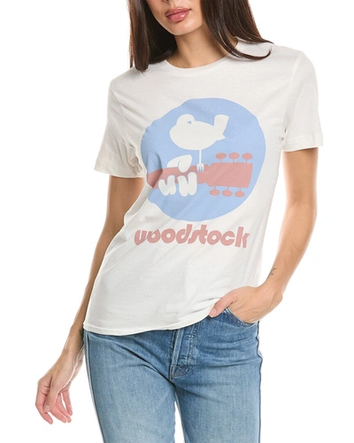 Shop Goodie Two Sleeves Woodstock T-shirt In White