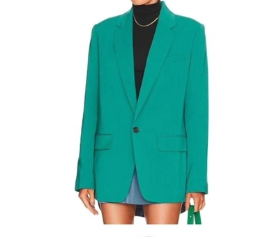 Shop A.l.c Dakota Jacket In Jade In Blue
