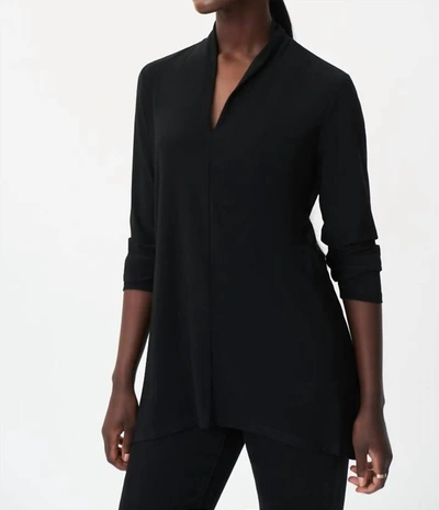 Shop Joseph Ribkoff V-neck Tunic In Black