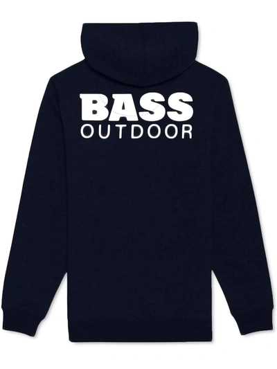 Shop Bass Outdoor Mens Fleece Sweatshirt Hoodie In Blue