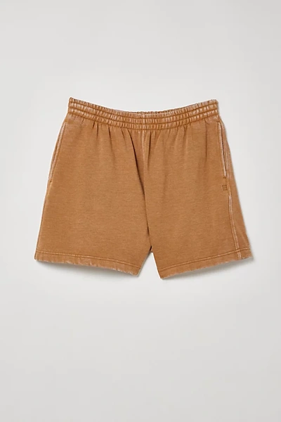 BDG BONFIRE VOLLEY SWEATSHORT IN BROWN, MEN'S AT URBAN OUTFITTERS 