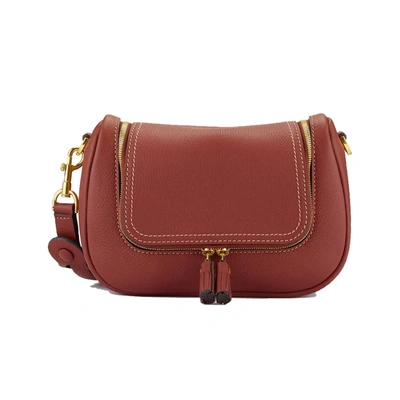 Shop Anya Hindmarch Small Vere Soft Satchel In Red
