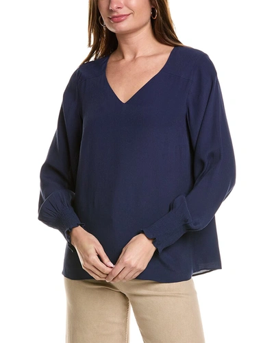 Shop Sail To Sable V-neck Top In Blue