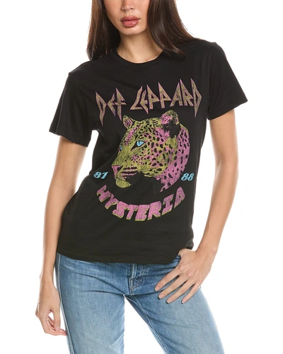 Shop Goodie Two Sleeves Def Leppard T-shirt In Black
