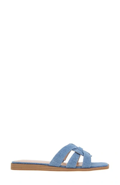Bcbgeneration Women's Meltem Open Toe Flat Sandals In Denim