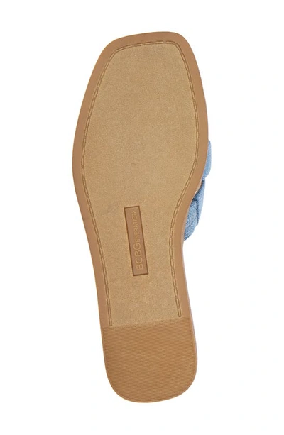 Bcbgeneration Women's Meltem Open Toe Flat Sandals In Denim