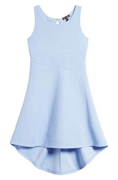 Shop Ava & Yelly Kids' High-low Party Dress In Blue