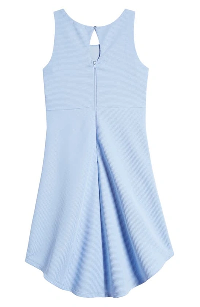 Shop Ava & Yelly Kids' High-low Party Dress In Blue