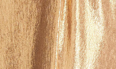 Tadashi Shoji Plus Size Metallic Twist-front Column Gown In Gold Dust