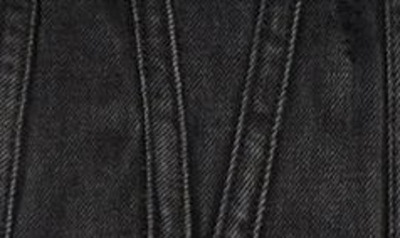 Amiri Distressed-effect Denim Jacket In Faded Black