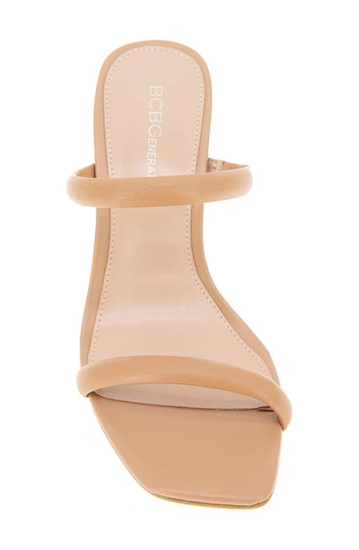 Shop Bcbgeneration Rooby Square Toe Sandal In Tan
