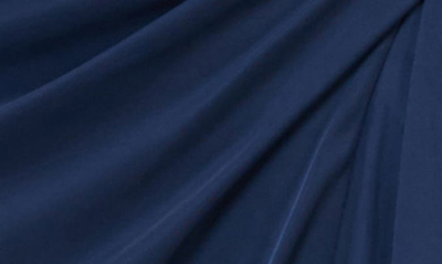 Alex Evenings Cascade Sequin Embroidered Gown In Navy