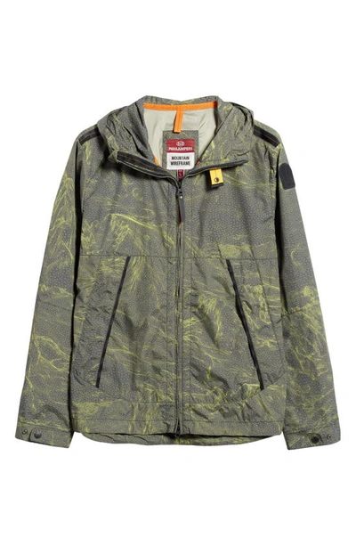 Shop Parajumpers Marmolada Waterproof Ripstop Jacket In Toubre Wireframe Print