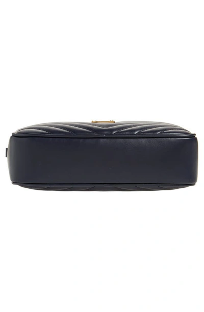 Shop Saint Laurent Lou Leather Camera Bag In Marine Blue