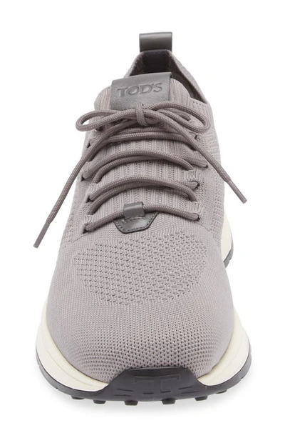 Shop Tod's Calzino Sock Sneaker In Cenere Scuro