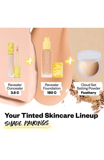 Kosas Revealer Super Creamy + Brightening Concealer With Caffeine And Hyaluronic Acid Tone 3.6 C 0.20 oz In Shade 3.6 C