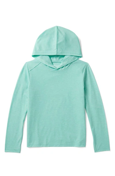 Shop Fair Harbor Kids' Seabreeze Performance Hoodie In Ocean Wave