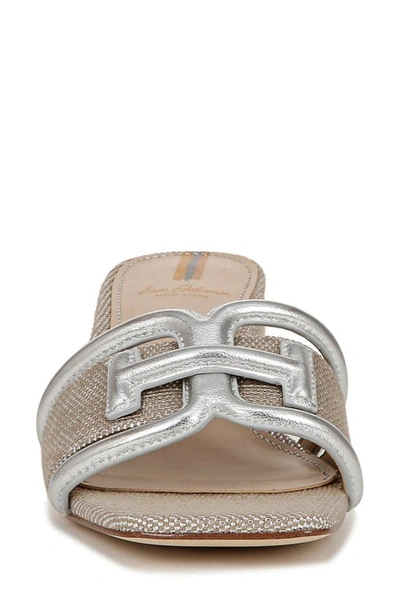 Shop Sam Edelman Waylon Slide Sandal In Silver