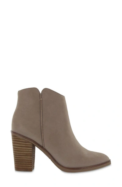 Mia Erik Womens Leather Casual Ankle Boots In Stone