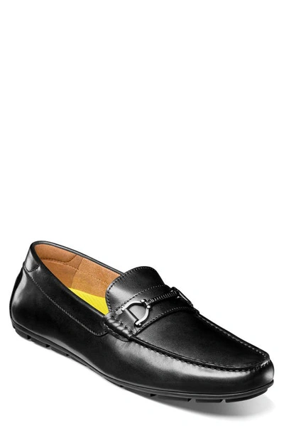 Shop Florsheim Motor Moc Toe Bit Driving Loafer In Black