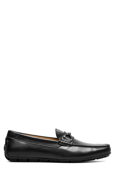 Shop Florsheim Motor Moc Toe Bit Driving Loafer In Black