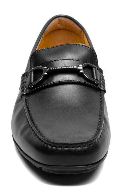 Shop Florsheim Motor Moc Toe Bit Driving Loafer In Black