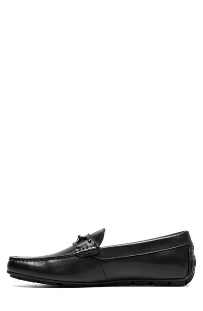 Shop Florsheim Motor Moc Toe Bit Driving Loafer In Black