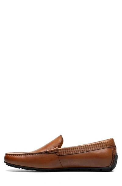 Florsheim Motor Moc Toe Venetian Driving Loafer In Cognac