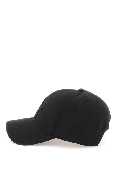 Shop Golden Goose Demos Baseball Hat In Black
