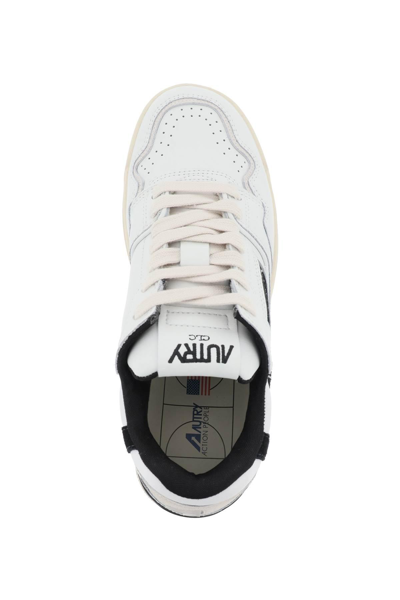 Shop Autry 'clc' Sneakers Low In White,black