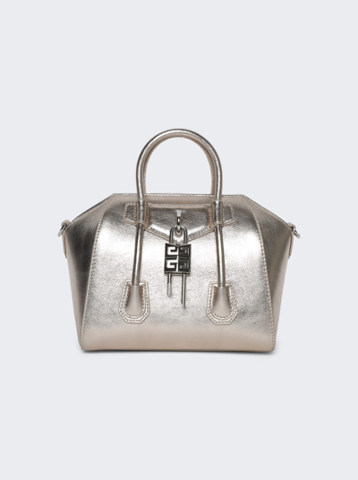 Shop Givenchy Medium G Tote In Dusty Gold