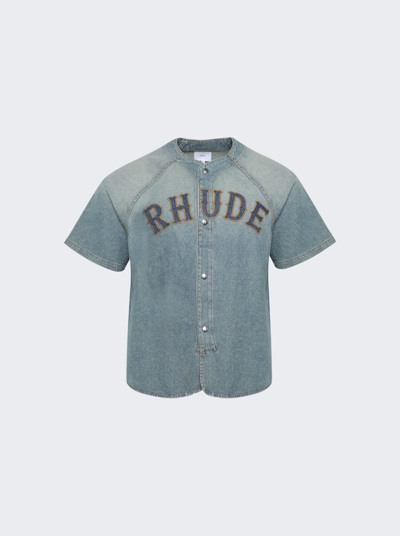 Shop Rhude Baseball Shirt