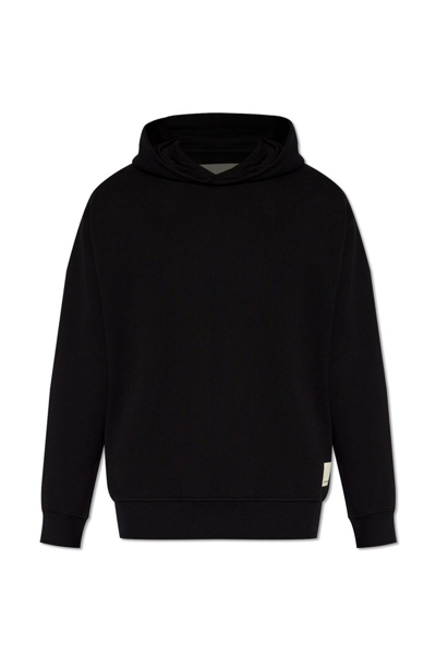 Shop Emporio Armani Sustainability Collection Hoodie In Black