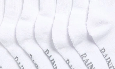 Shop Rainforest 7-pack Half Cushioned Crew Socks In White
